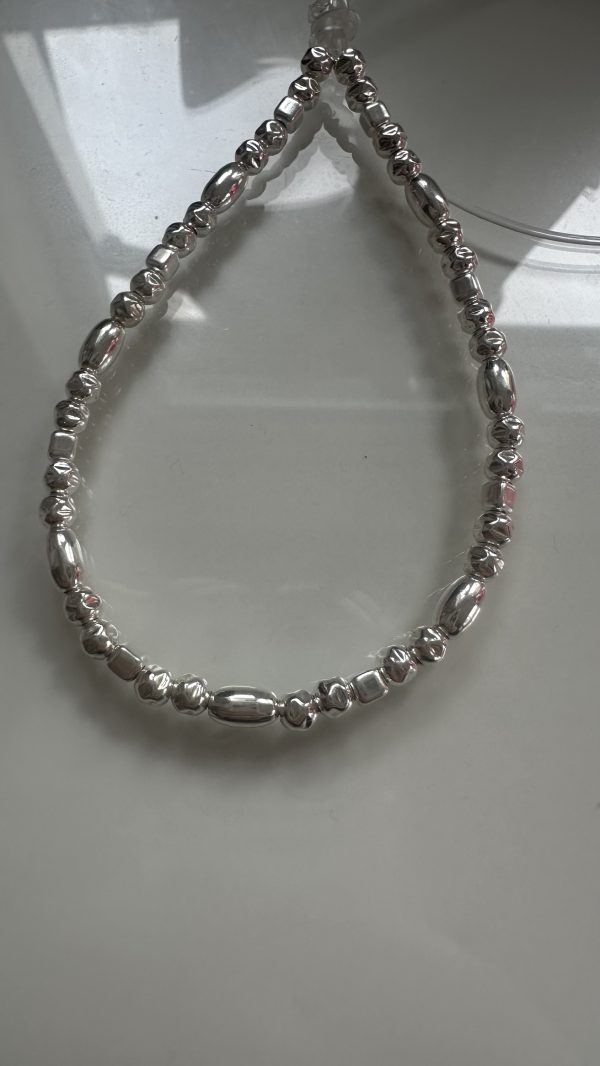 Texture oval bracelet