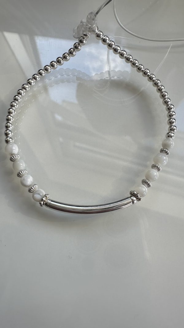 Gemstone bar bracelet - choose colour and size