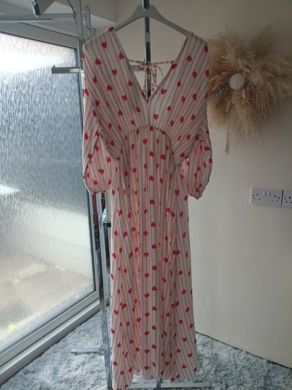 Heart print dress - Image 4