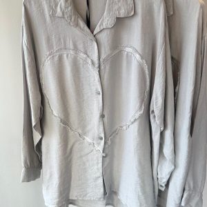 Beige Heart Shirt