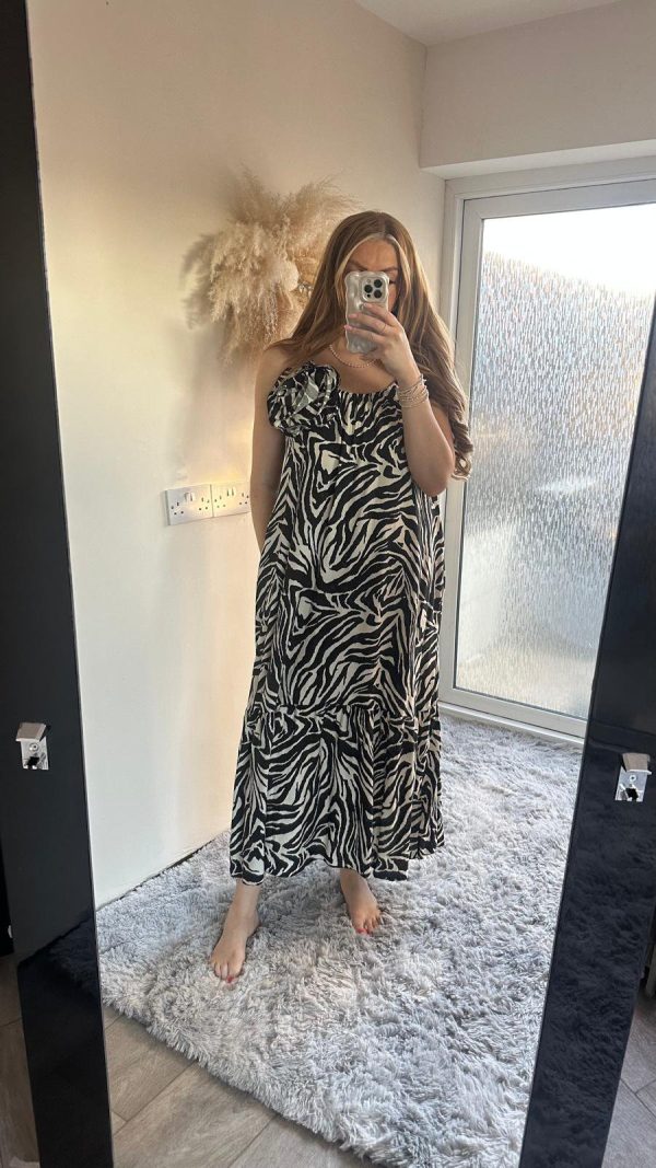 zebra MIDAXI dress