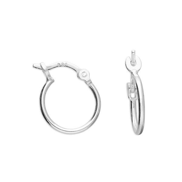 Small hoops sterling silver - Image 2