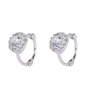 Crystal Cz Huggies