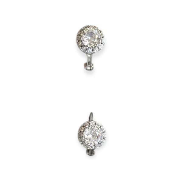 Crystal Cz Huggies - Image 2
