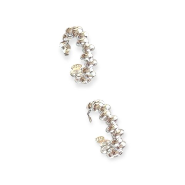 Bubble stud hoops