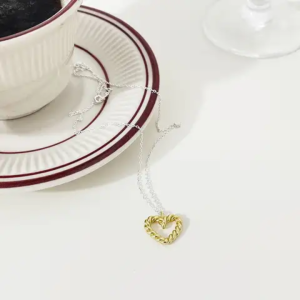 mixed metals necklace