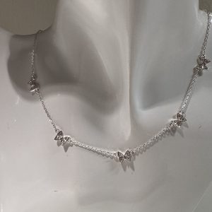 Butterfly necklace 17-19”